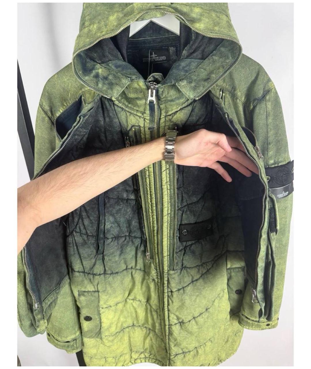 STONE ISLAND Хаки куртка, фото 2