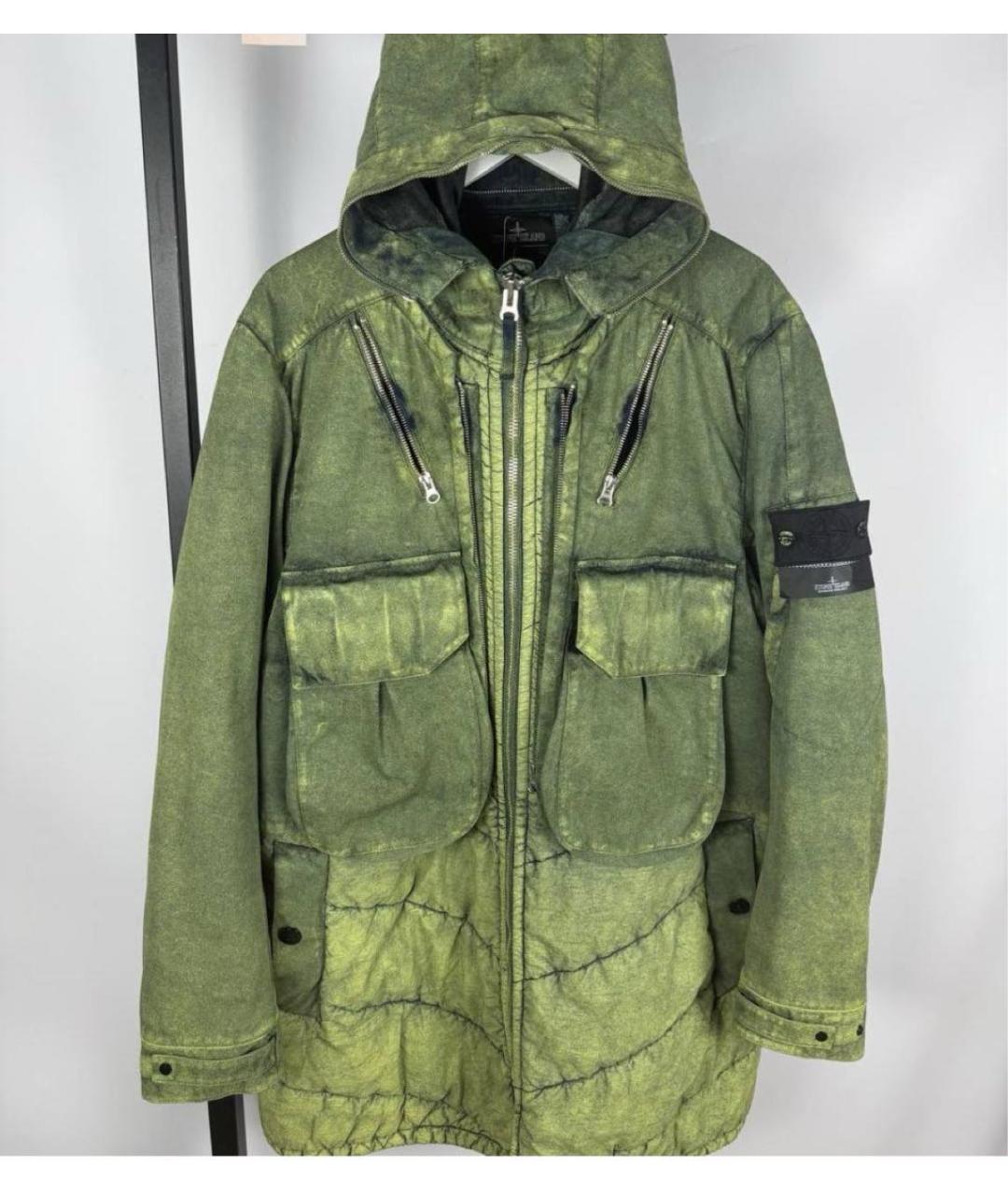 STONE ISLAND Хаки куртка, фото 4