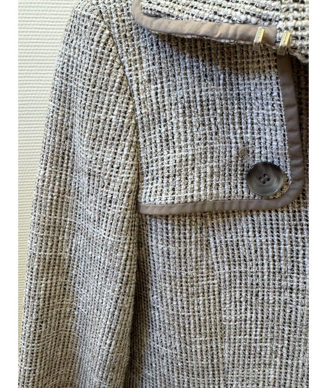 HUGO BOSS Бежевое хлопковое пальто, фото 3