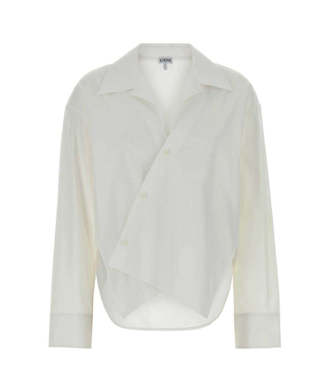 LOEWE Белая хлопковая рубашка, фото 1