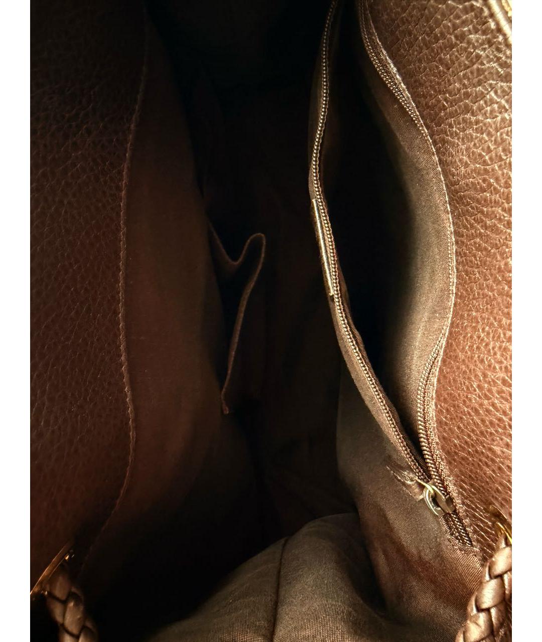 GUCCI Коричневая замшевая сумка через плечо, фото 4