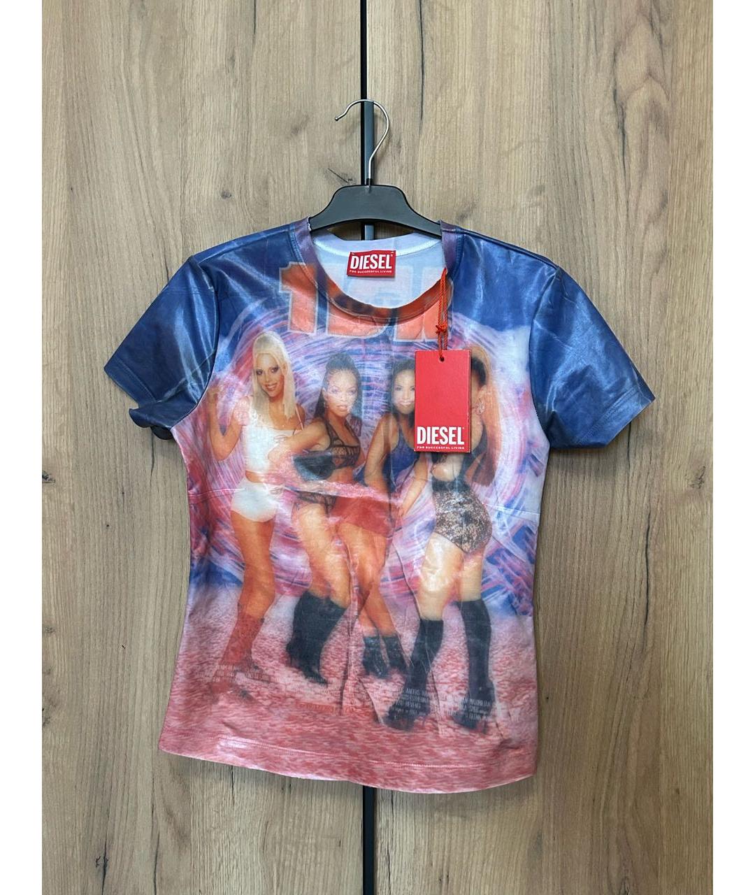 DIESEL Мульти полиэстеровая футболка, фото 3