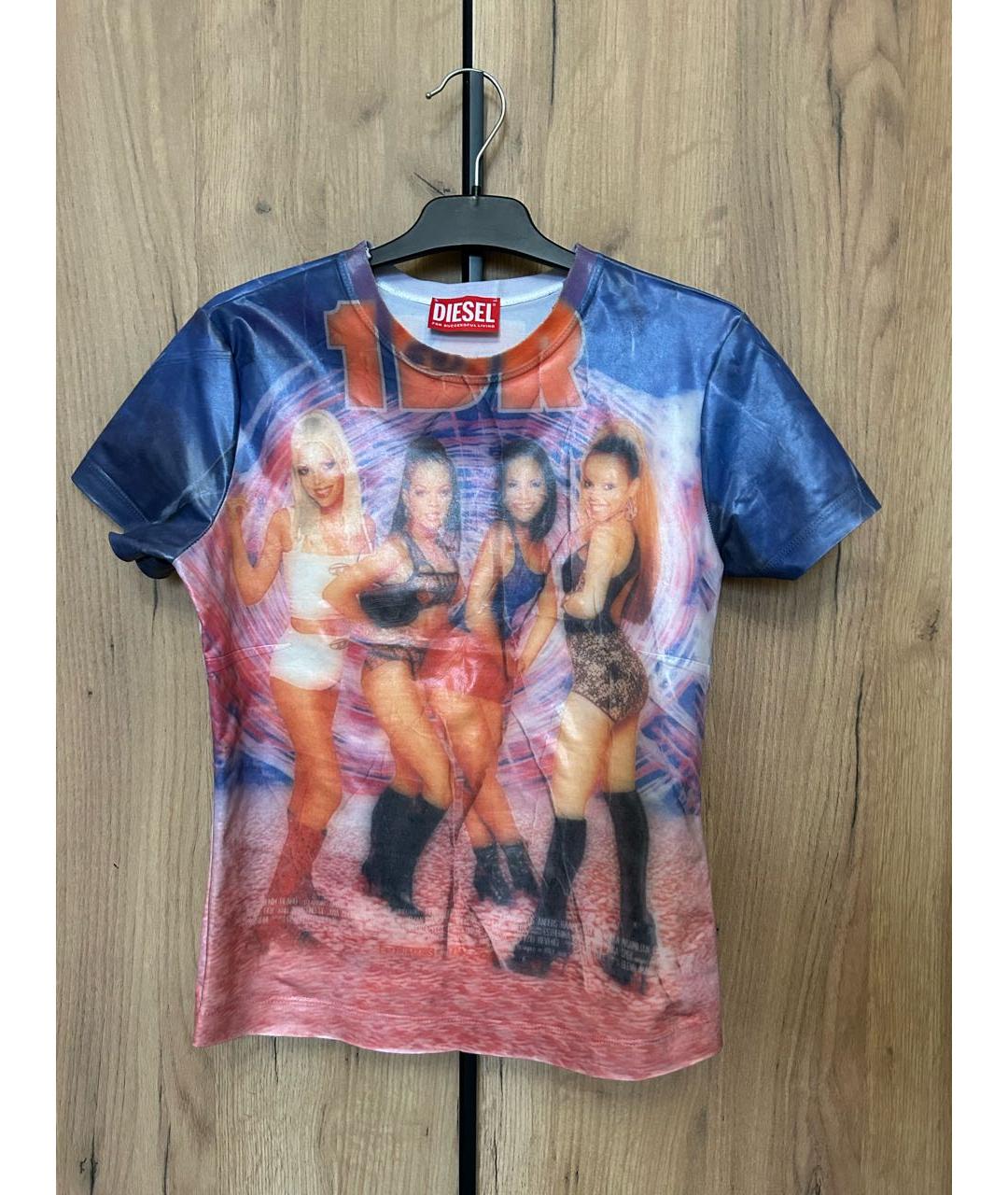 DIESEL Мульти полиэстеровая футболка, фото 6