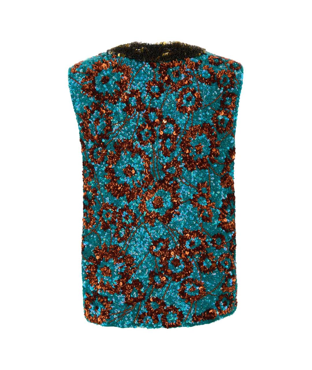 DRIES VAN NOTEN Мульти креповая блузы, фото 2