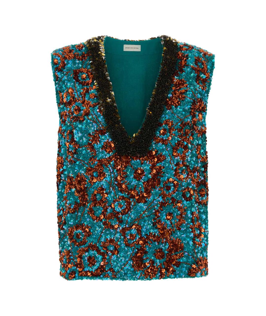 DRIES VAN NOTEN Мульти креповая блузы, фото 1