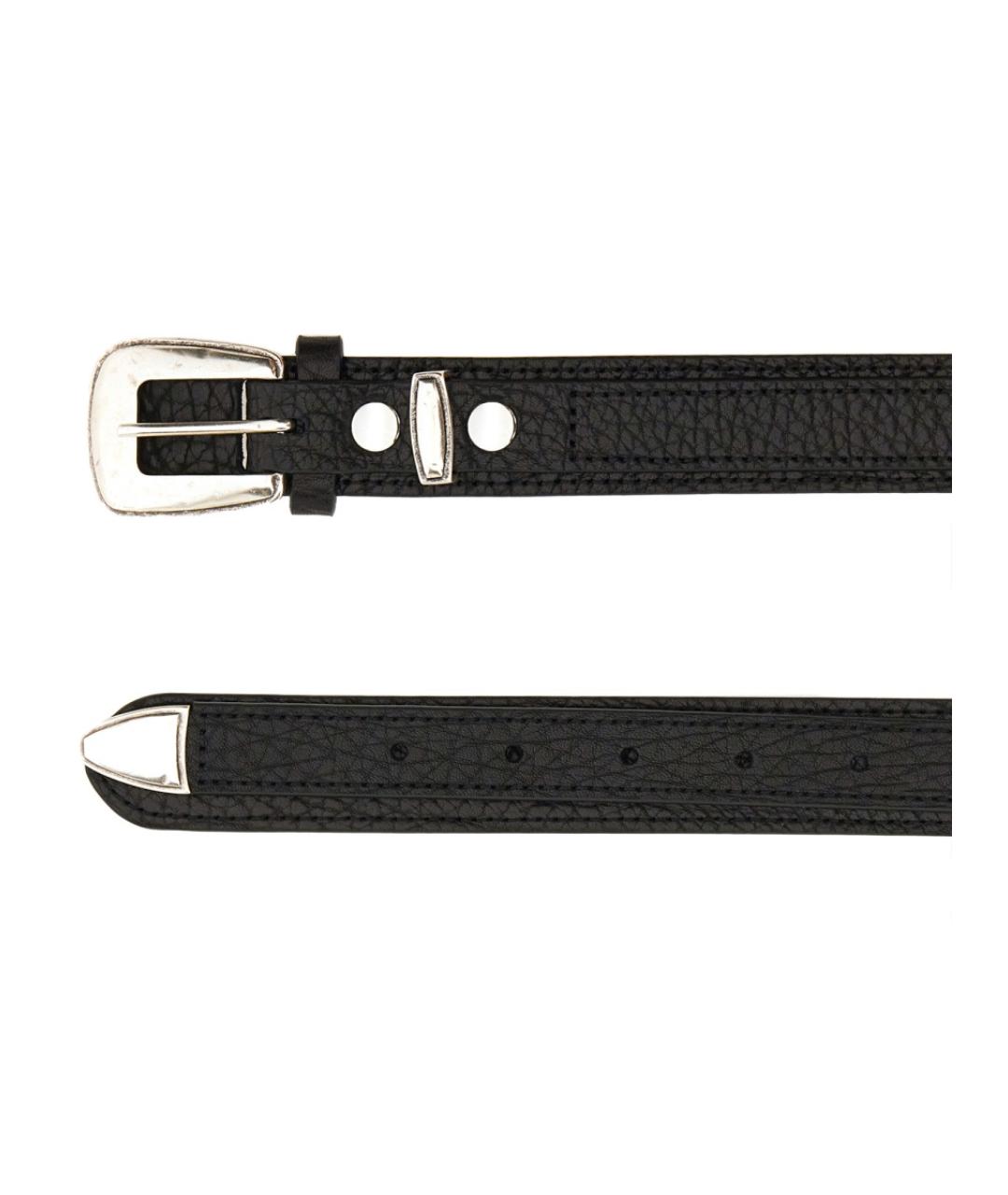 LEMAIRE Черный кожаный ремень, фото 2