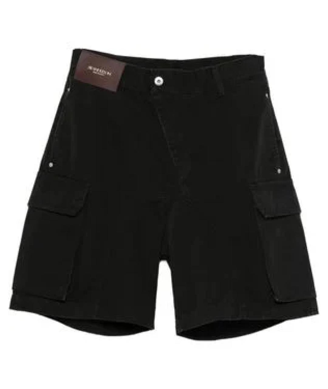 J.W.ANDERSON Черные хлопковые шорты, фото 3