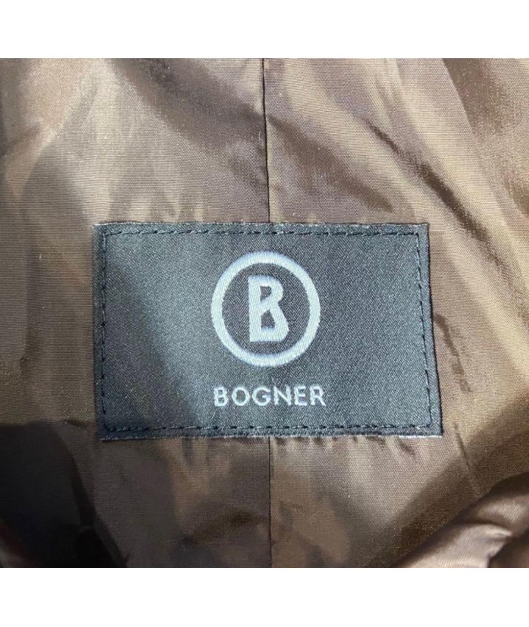 BOGNER Коричневая полиэстеровая куртка, фото 6
