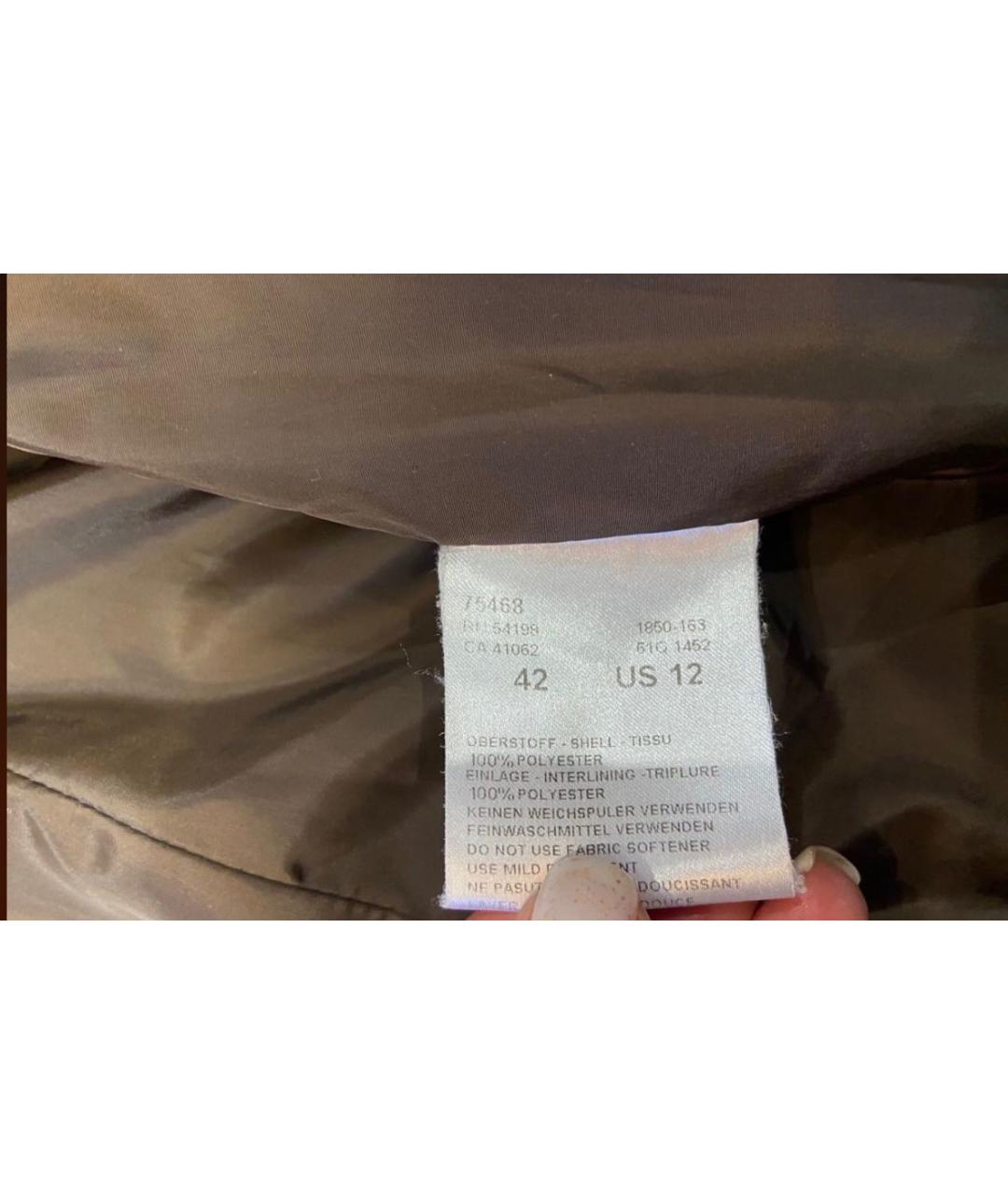 BOGNER Коричневая полиэстеровая куртка, фото 8