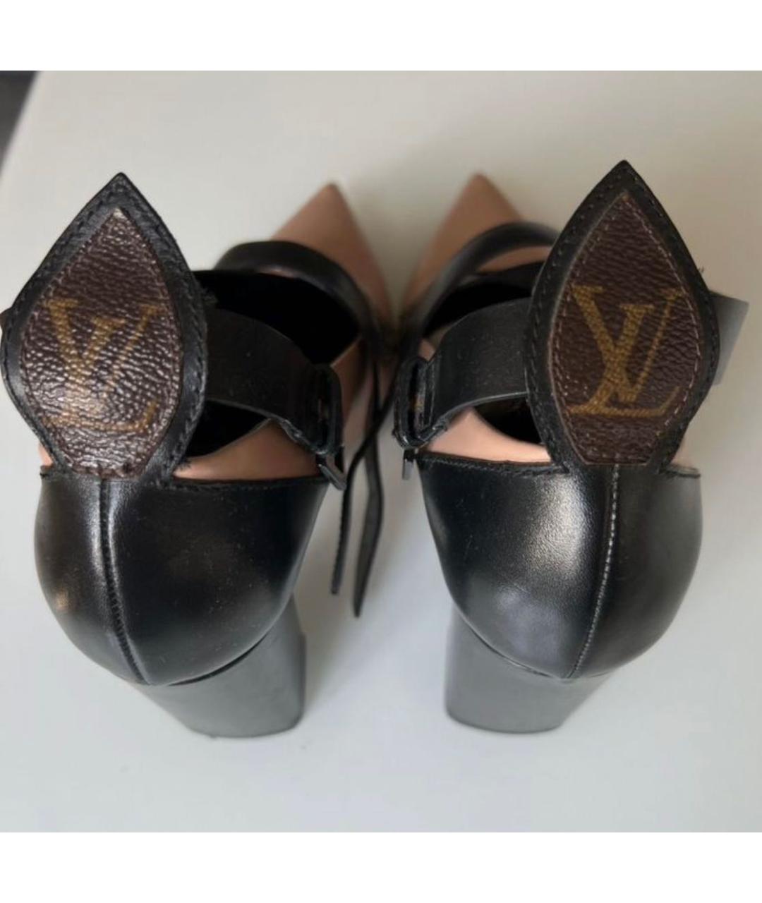 LOUIS VUITTON Бежевые кожаные туфли, фото 7