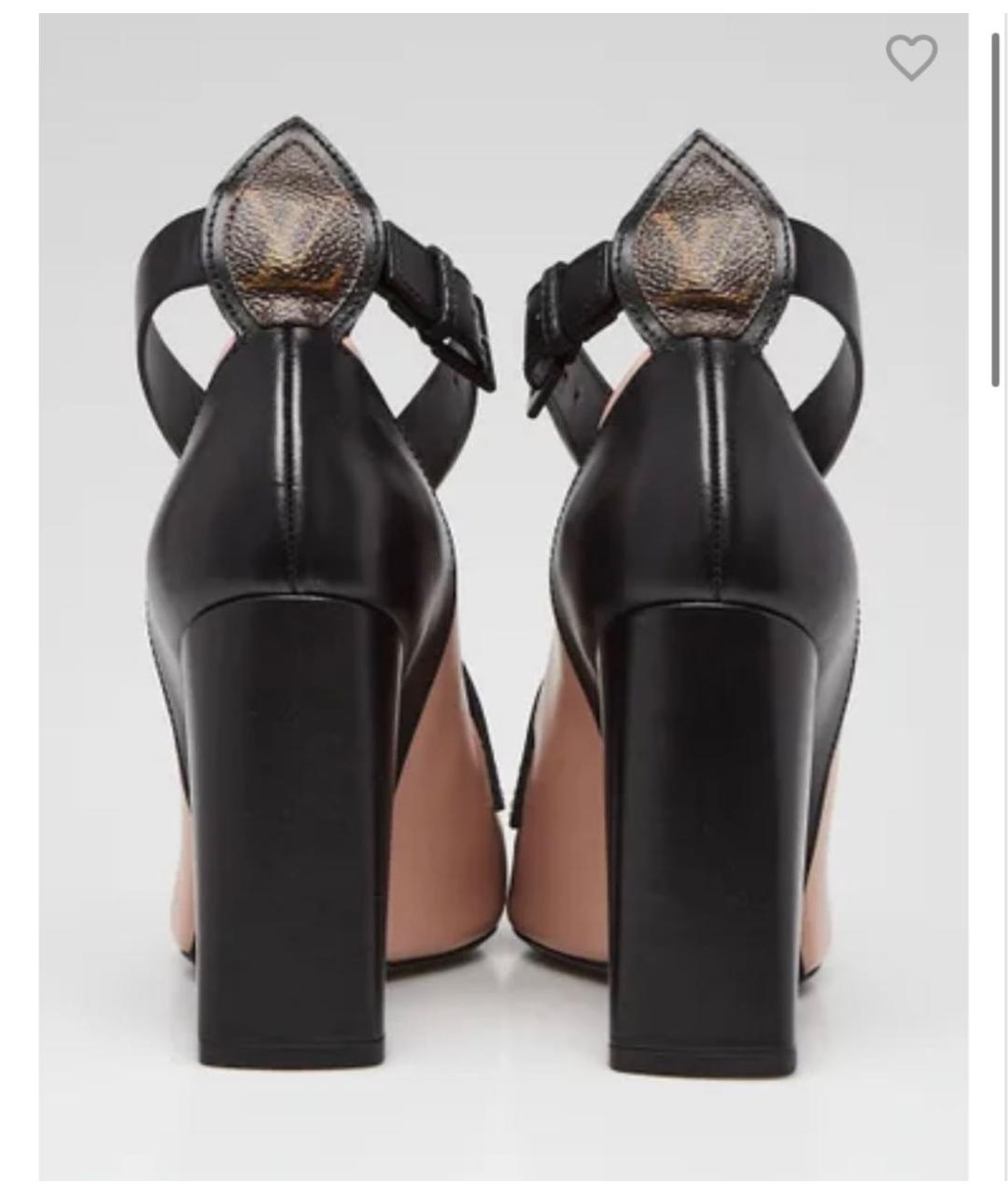 LOUIS VUITTON Бежевые кожаные туфли, фото 4