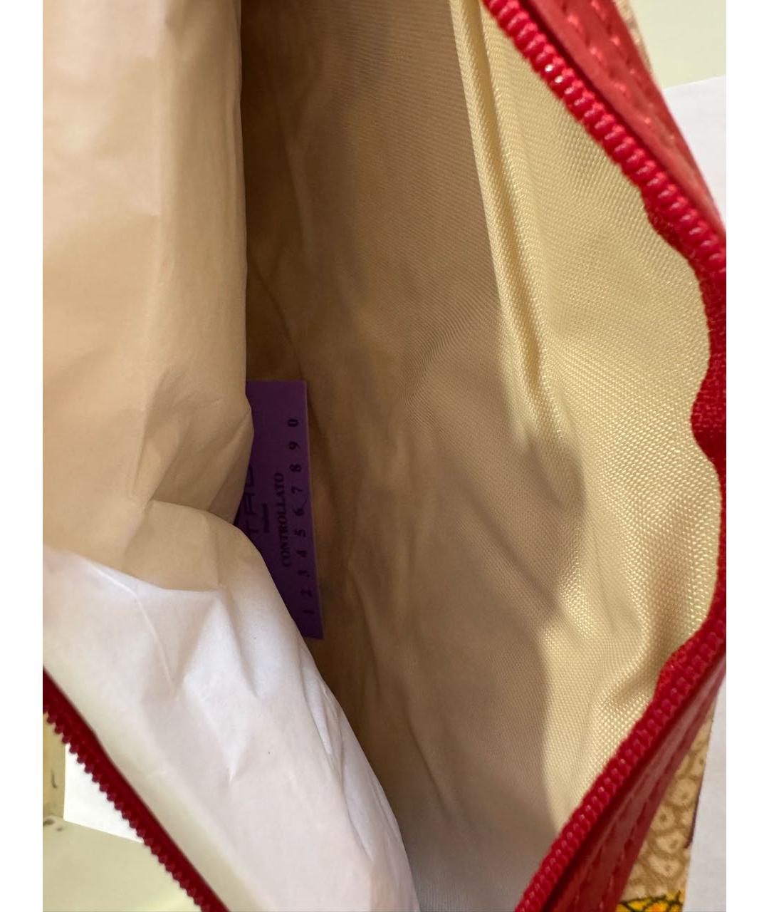 ETRO Бежевая хлопковая косметичка, фото 4