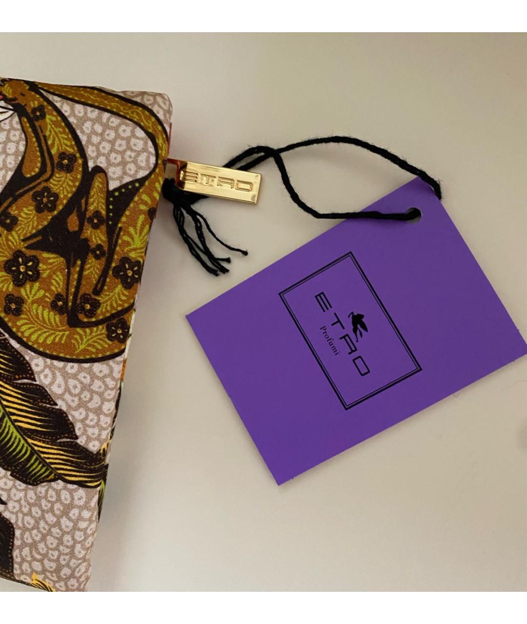 ETRO Бежевая хлопковая косметичка, фото 6