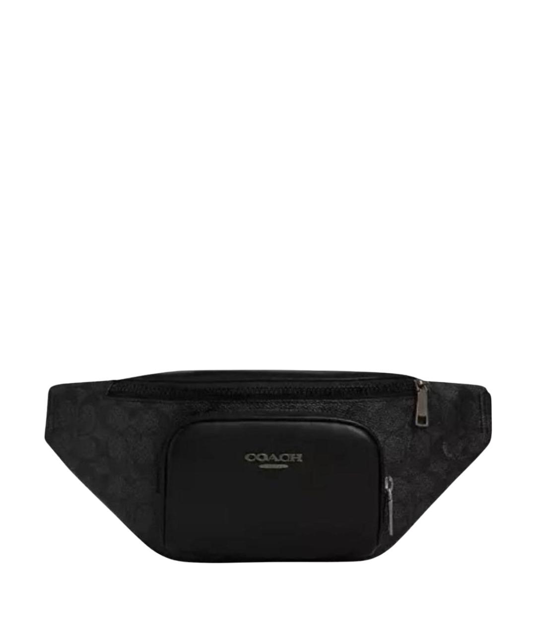 COACH Черная поясная сумка, фото 1