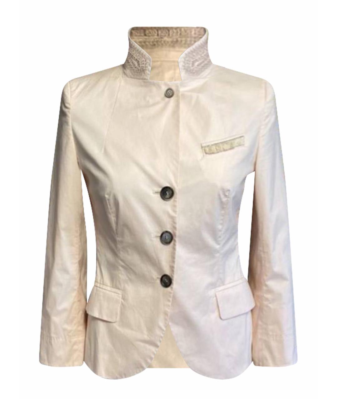 BOGNER Розовый хлопковый жакет/пиджак, фото 1