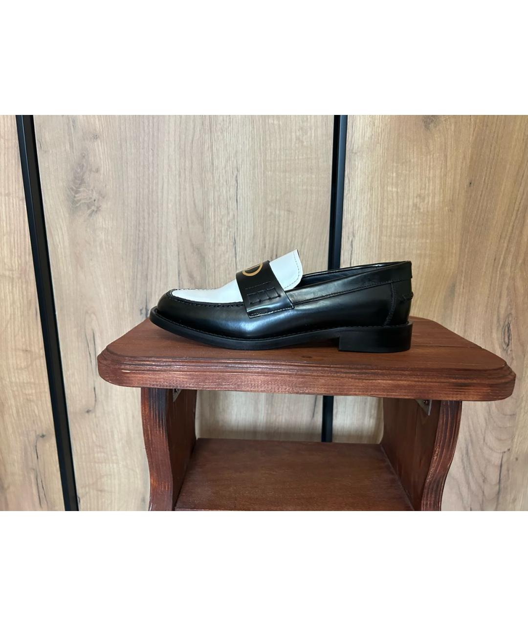 LIU JO Черные кожаные лоферы, фото 8