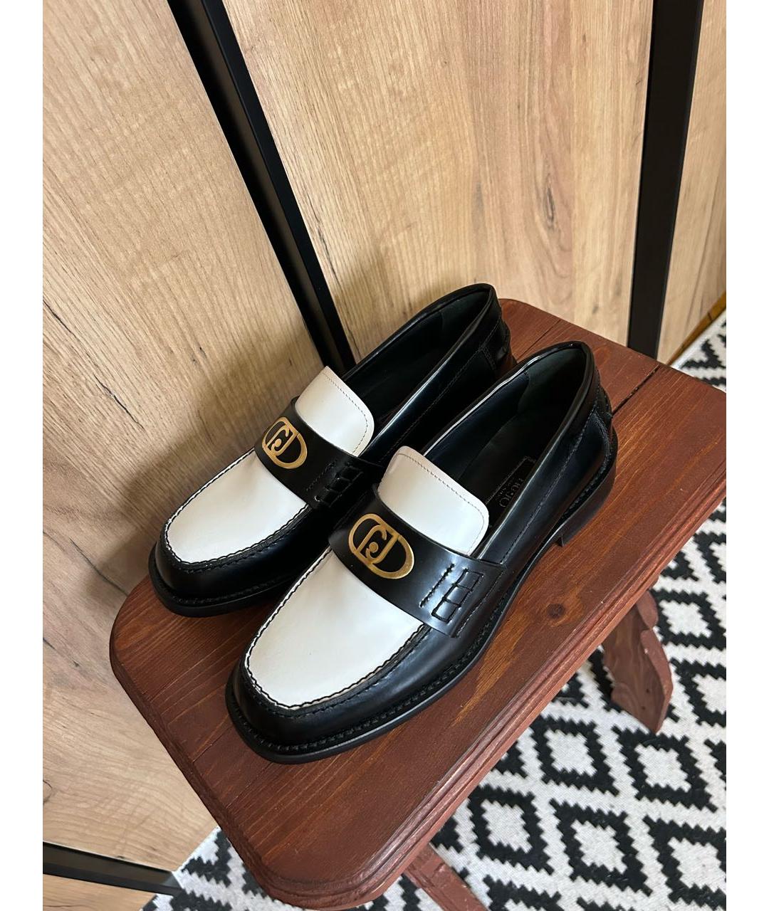 LIU JO Черные кожаные лоферы, фото 3