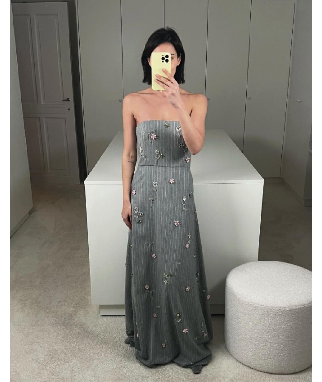 BERNADETTE Серое вечернее платье, фото 2