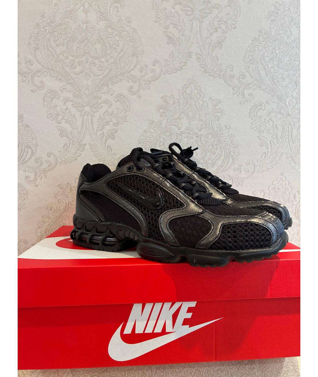 NIKE Черные низкие кроссовки / кеды, фото 2