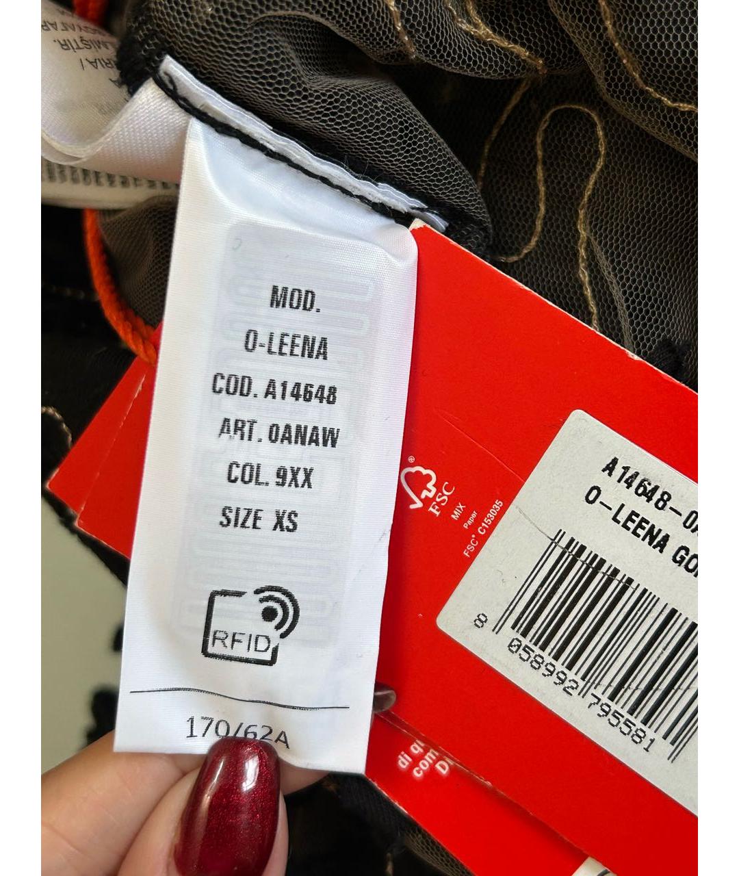 DIESEL Мульти сетчатая юбка макси, фото 8