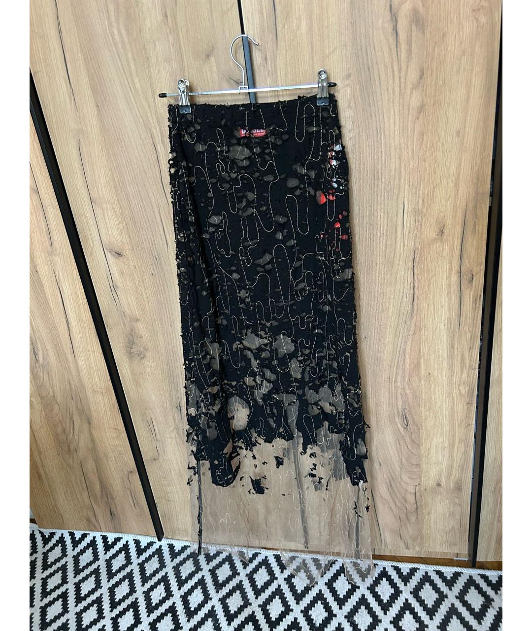 DIESEL Мульти сетчатая юбка макси, фото 2