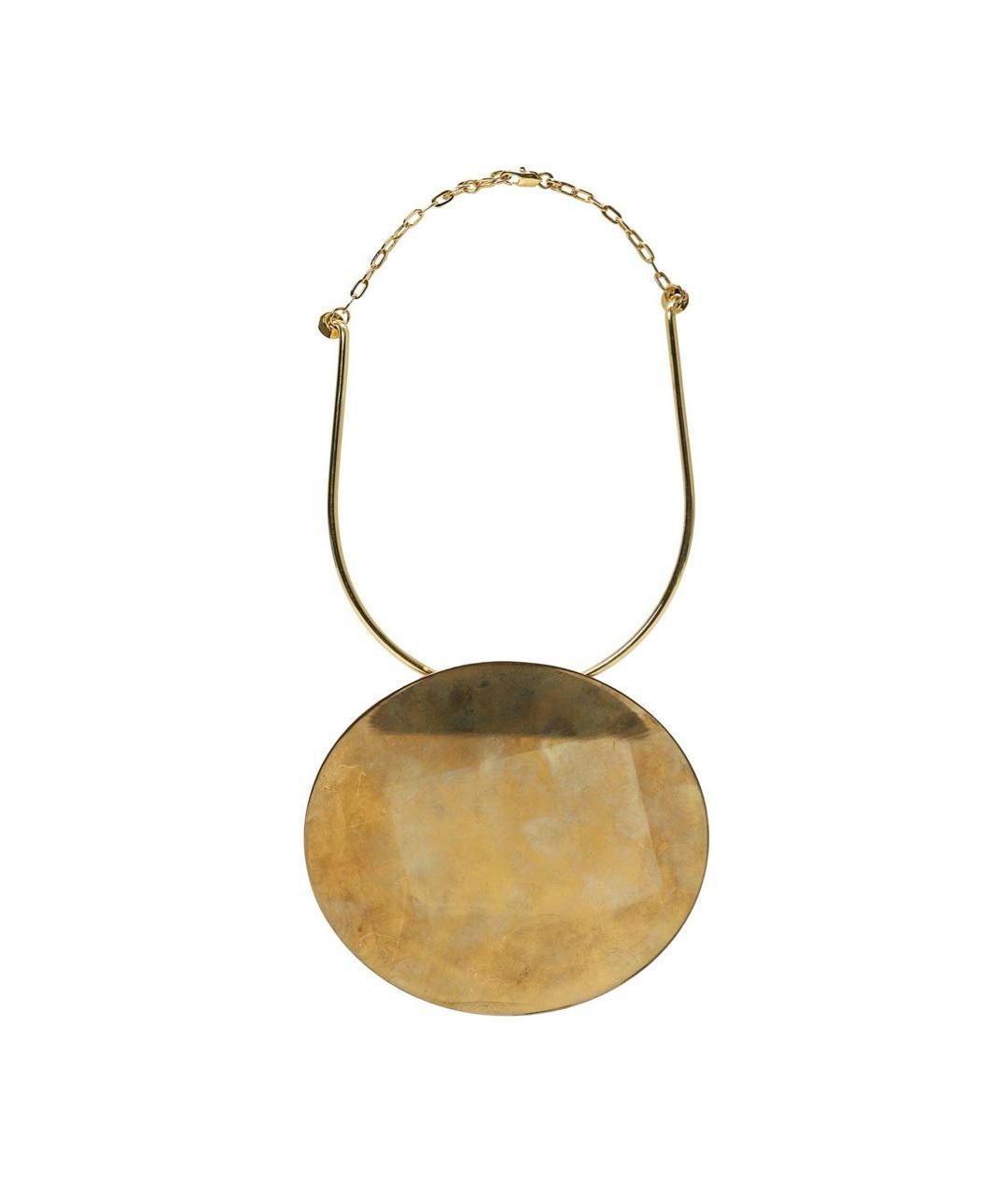 Carven Золотое металлическое колье, фото 9