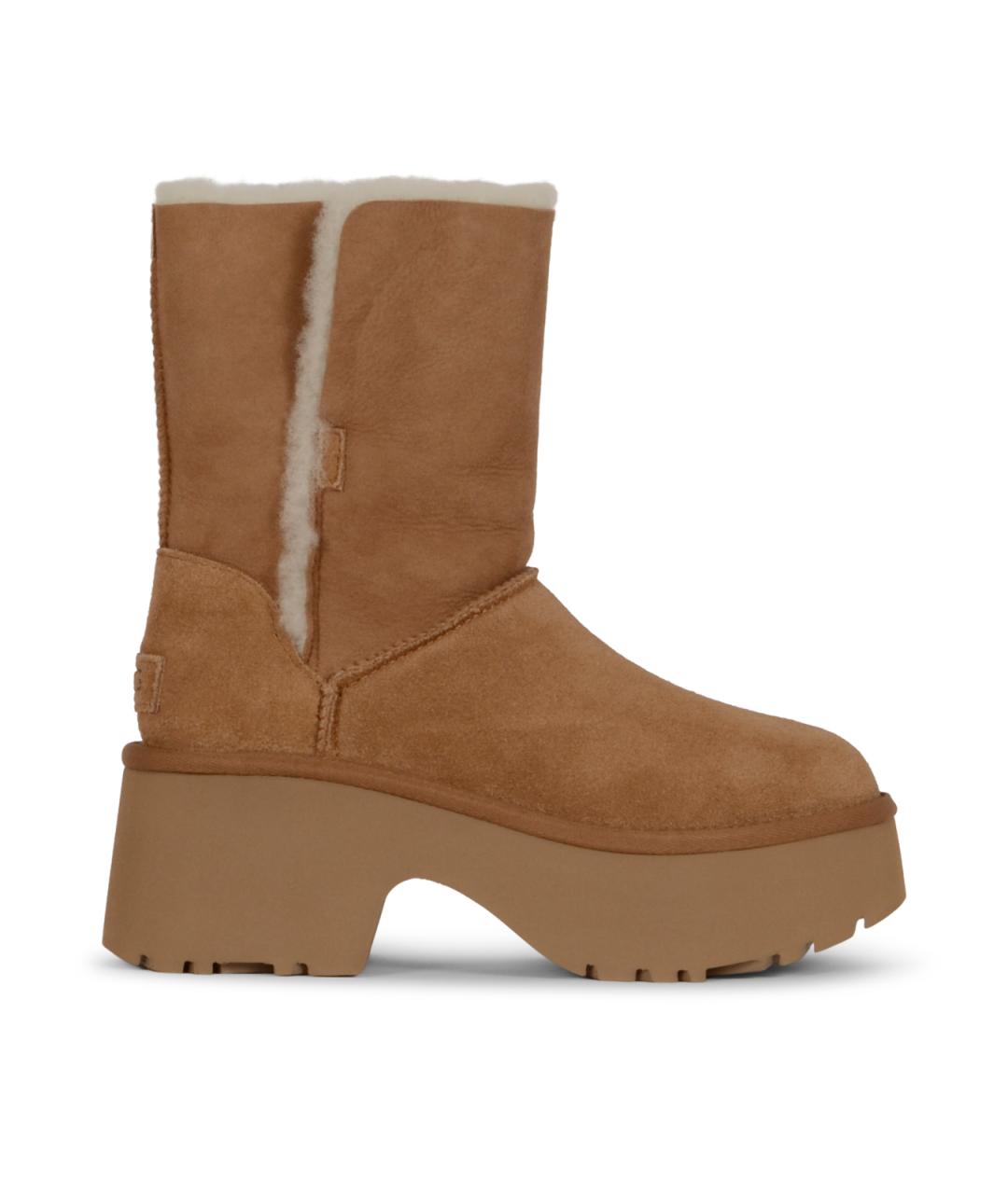 UGG AUSTRALIA Коричневые замшевые сапоги, фото 1