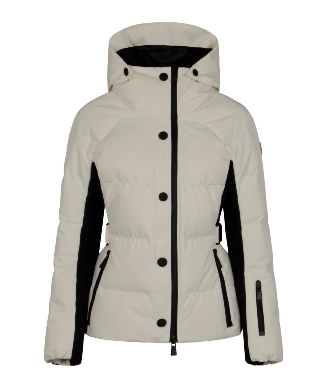 MONCLER GRENOBLE Белый полиамидовый пуховик, фото 1