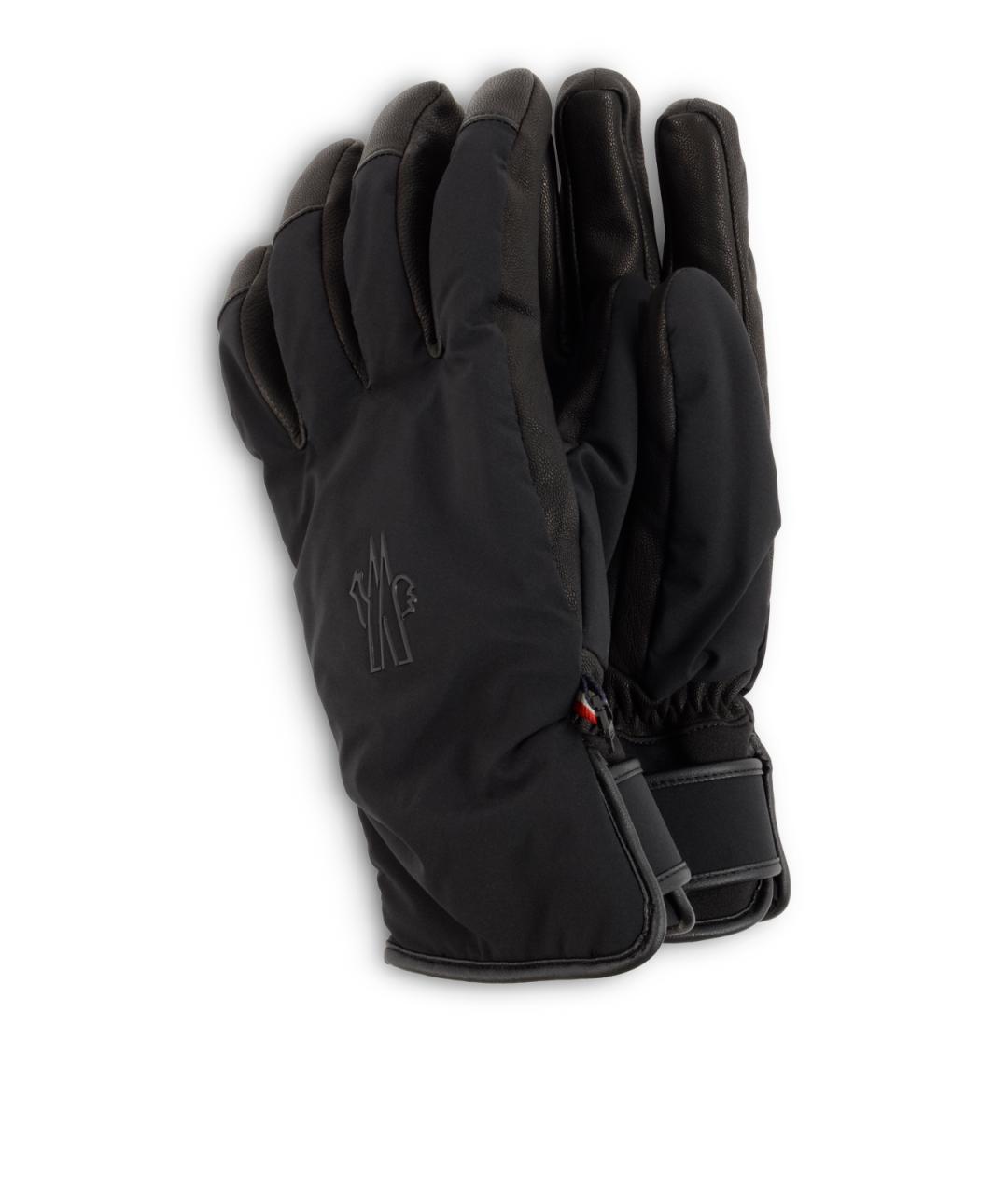 MONCLER GRENOBLE Черные перчатки, фото 1