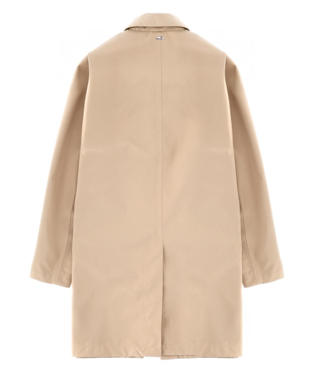 HERNO Бежевый полиэстеровый тренч / плащ, фото 2