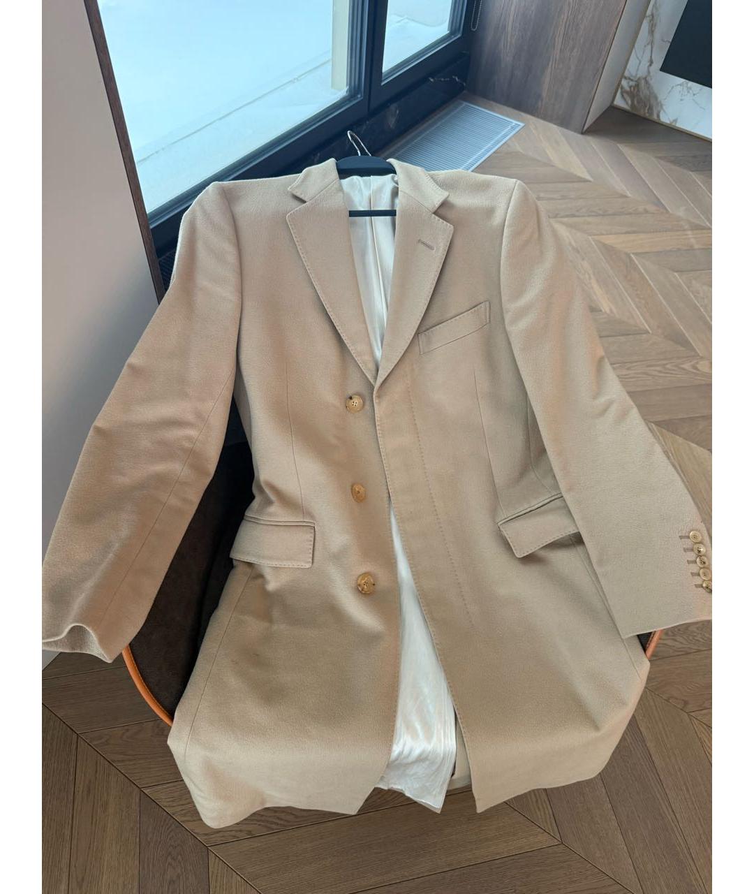 GUCCI Бежевое кашемировое пальто, фото 5