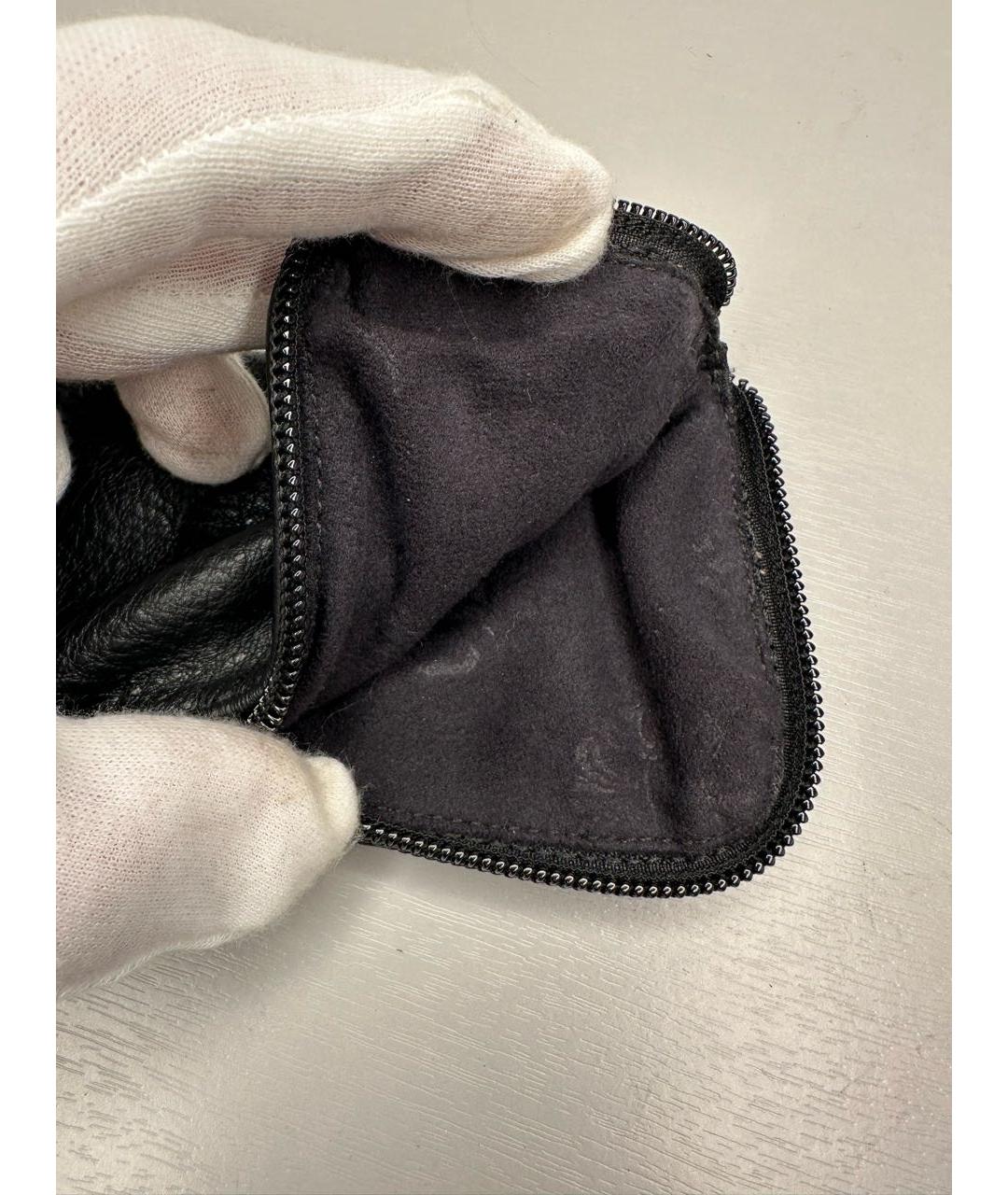 CHROME HEARTS Черный кожаный кошелек, фото 4