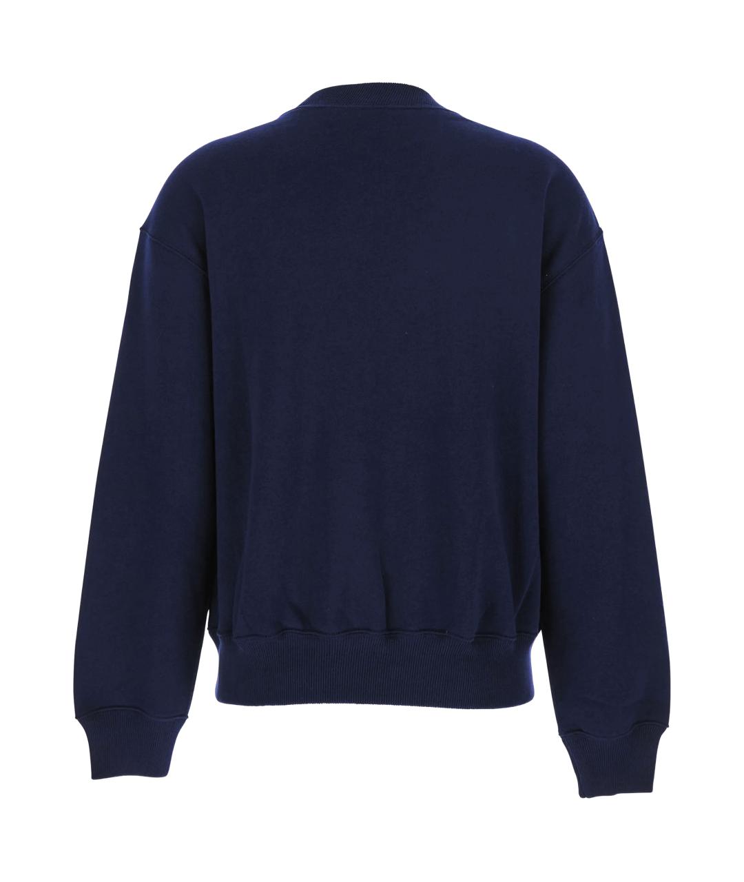 POLO RALPH LAUREN Темно-синий хлопковый джемпер / свитер, фото 3