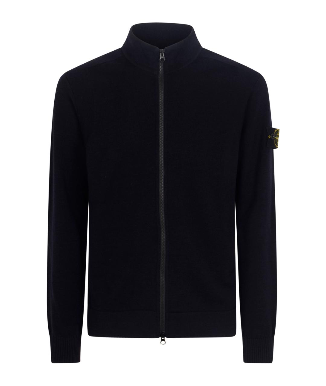 STONE ISLAND Темно-синий кардиган, фото 1