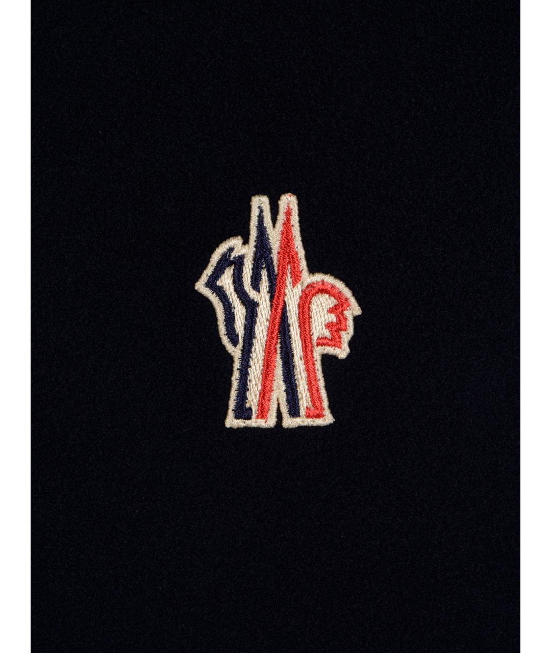 MONCLER GRENOBLE Темно-синяя полиамидовая куртка, фото 3