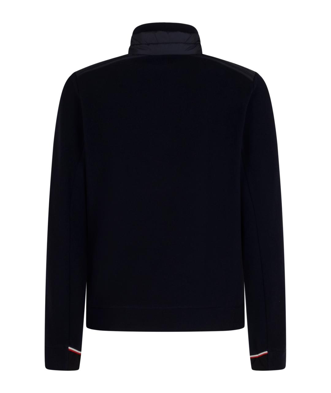 MONCLER GRENOBLE Темно-синяя полиамидовая куртка, фото 2