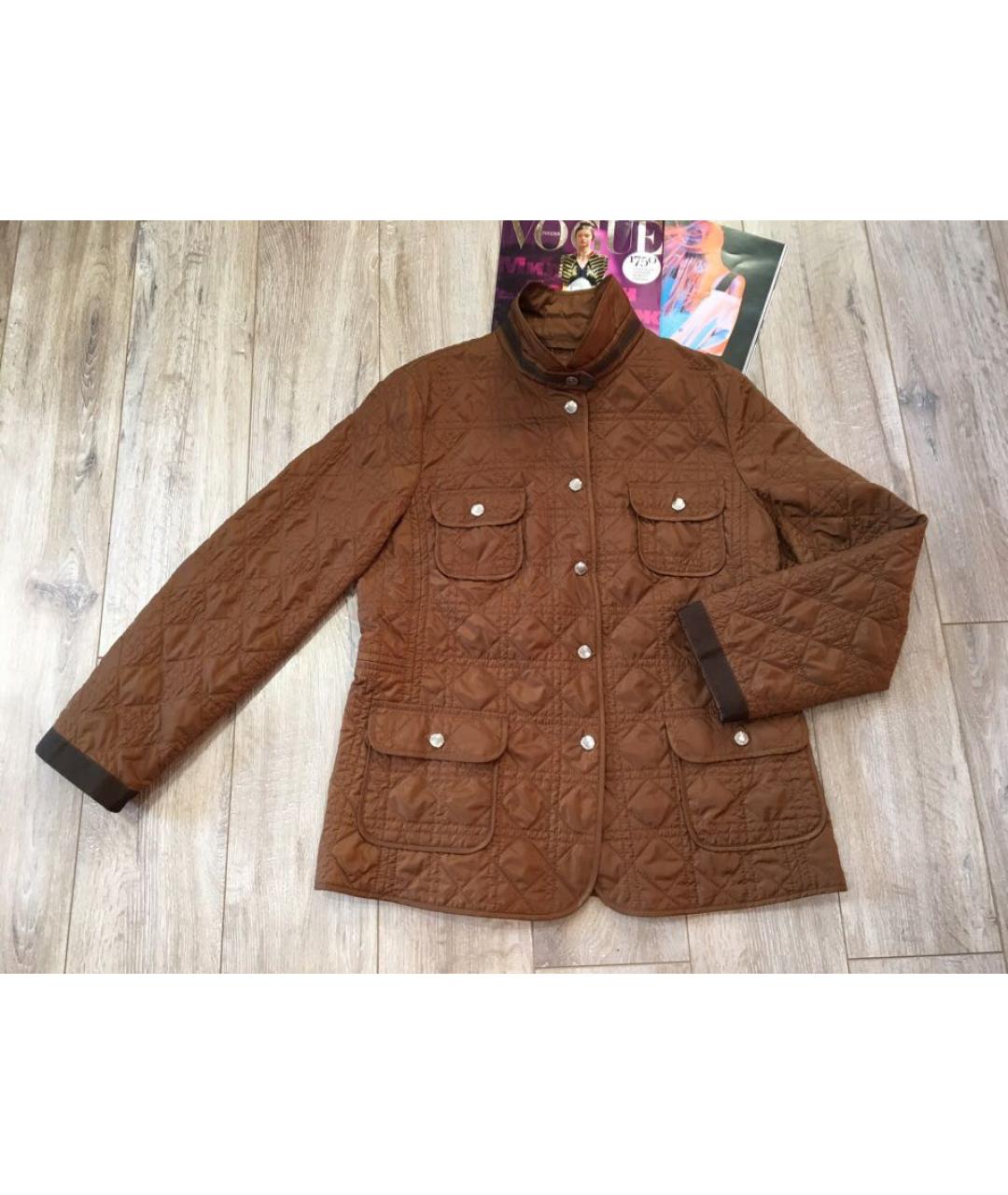 BOGNER Коричневая полиэстеровая куртка, фото 3