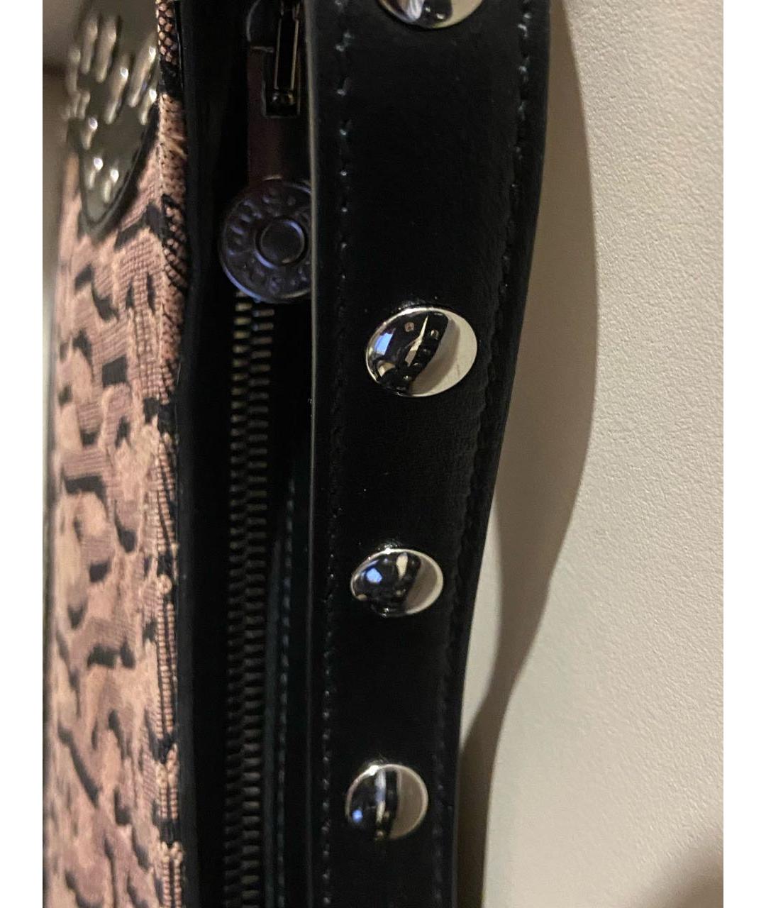 ACNE STUDIOS Черная кожаная сумка через плечо, фото 8