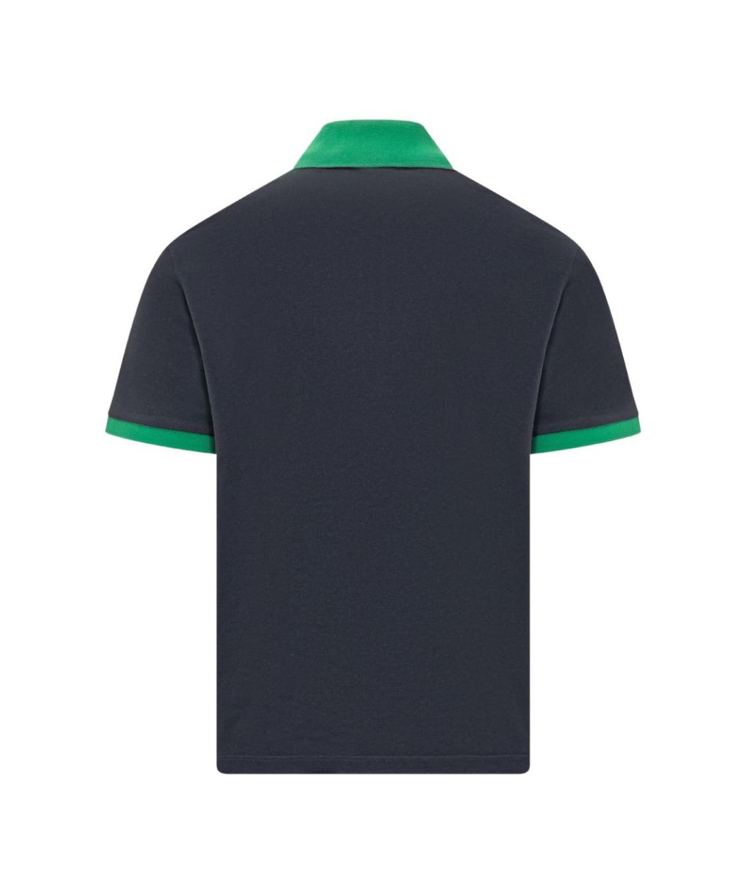 VERSACE Синяя хлопковая футболка, фото 2