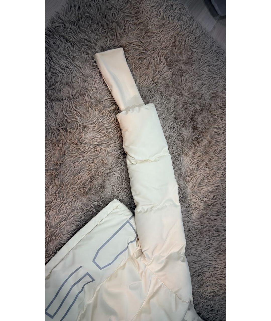 GCDS Бежевая полиэстеровая куртка, фото 8