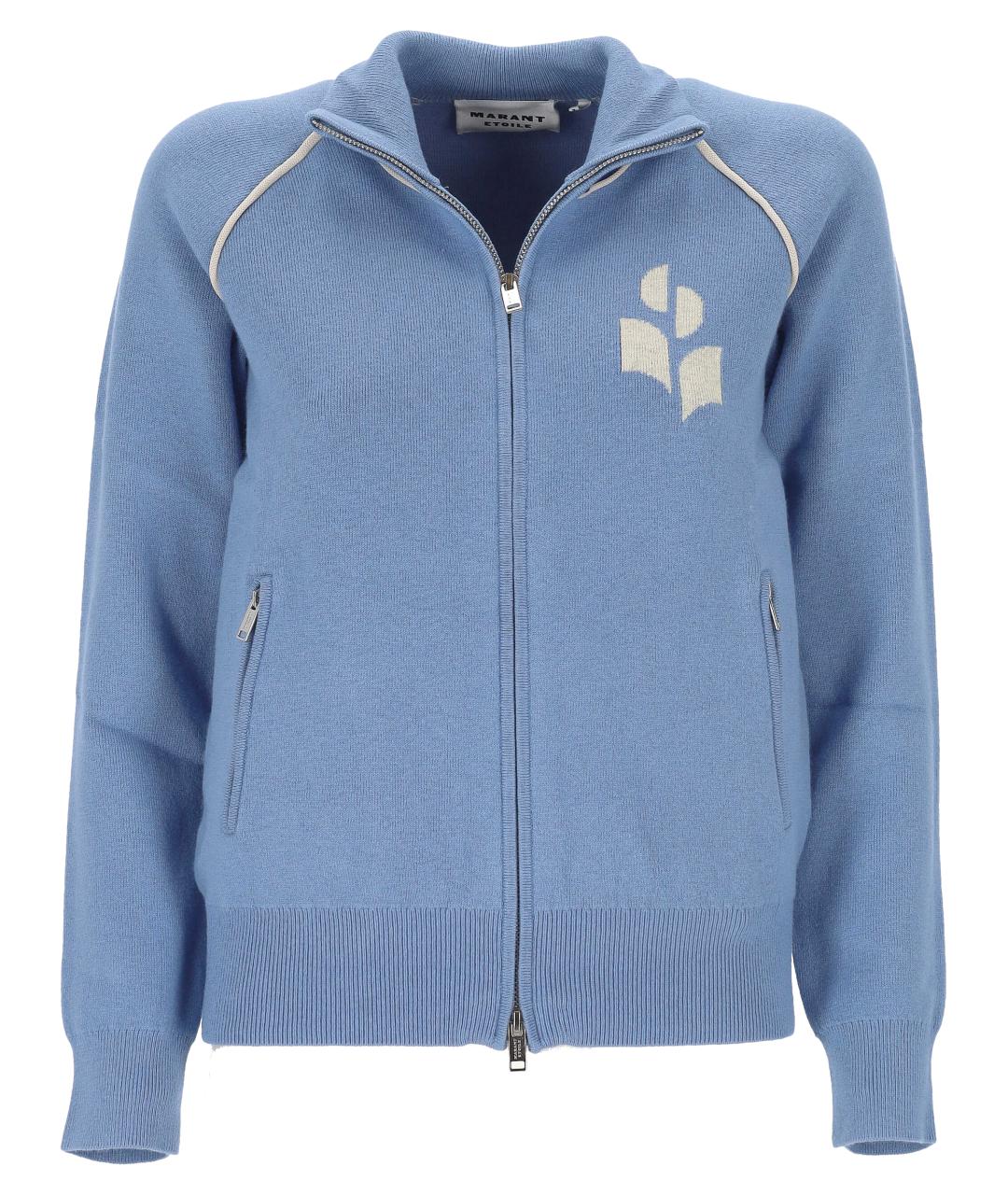 ISABEL MARANT ETOILE Синий полиэстеровый джемпер / свитер, фото 1