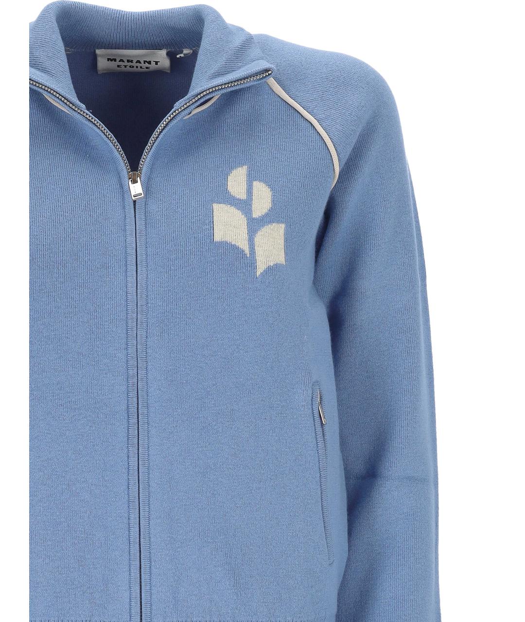 ISABEL MARANT ETOILE Синий полиэстеровый джемпер / свитер, фото 2