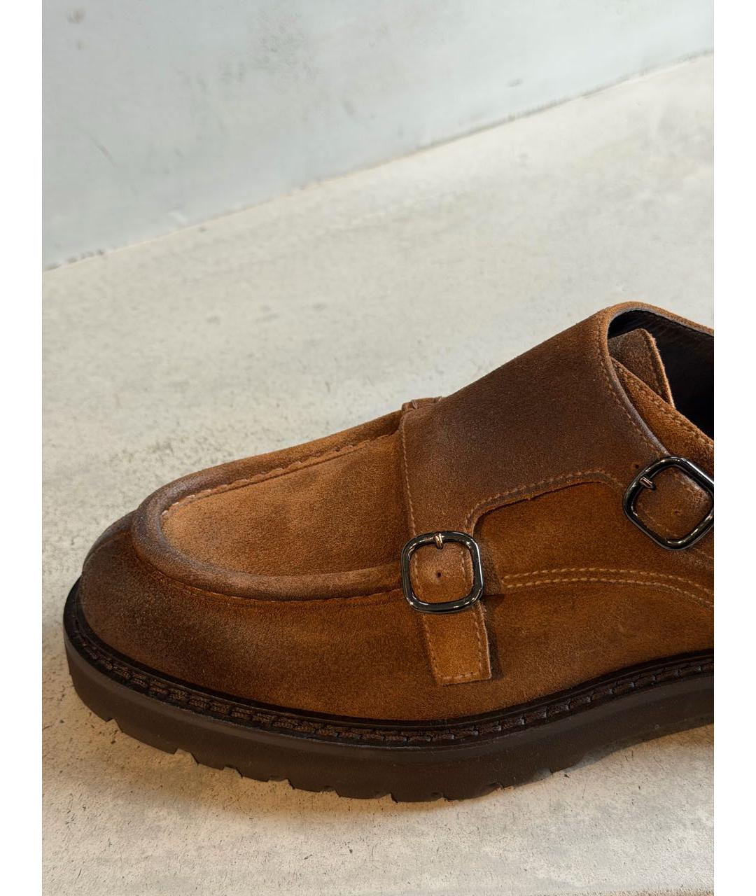 DOUCAL'S Коричневые замшевые туфли, фото 2