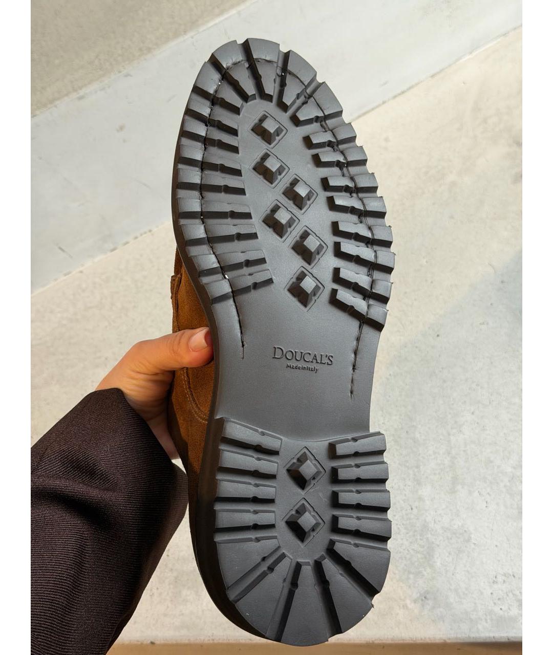 DOUCAL'S Коричневые замшевые туфли, фото 4