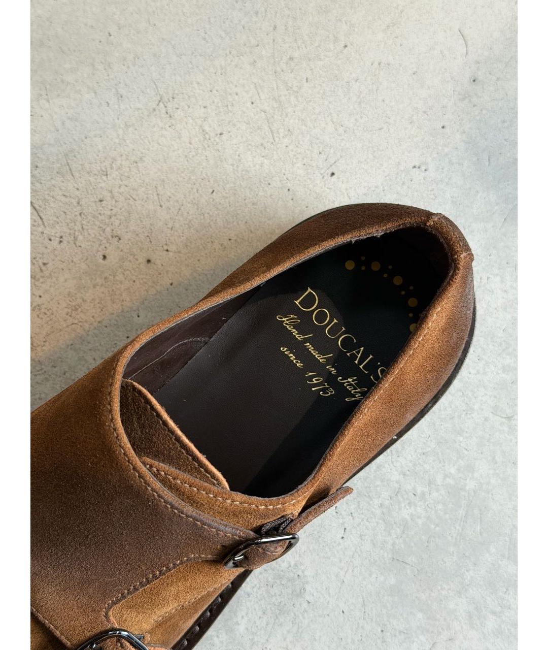 DOUCAL'S Коричневые замшевые туфли, фото 3