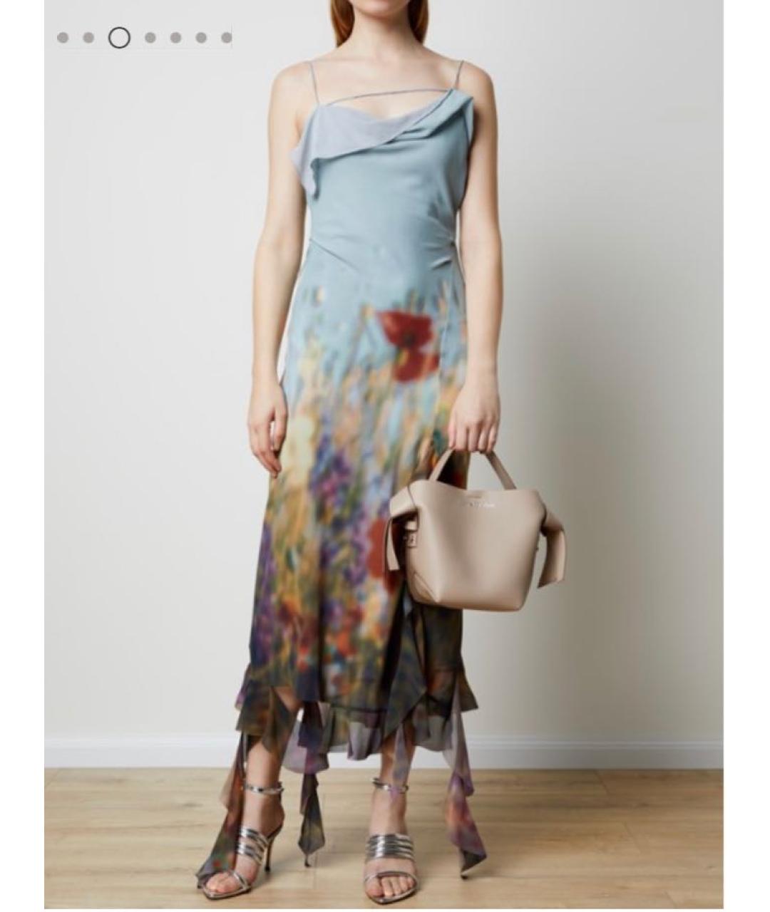 ACNE STUDIOS Бежевая кожаная сумка через плечо, фото 7