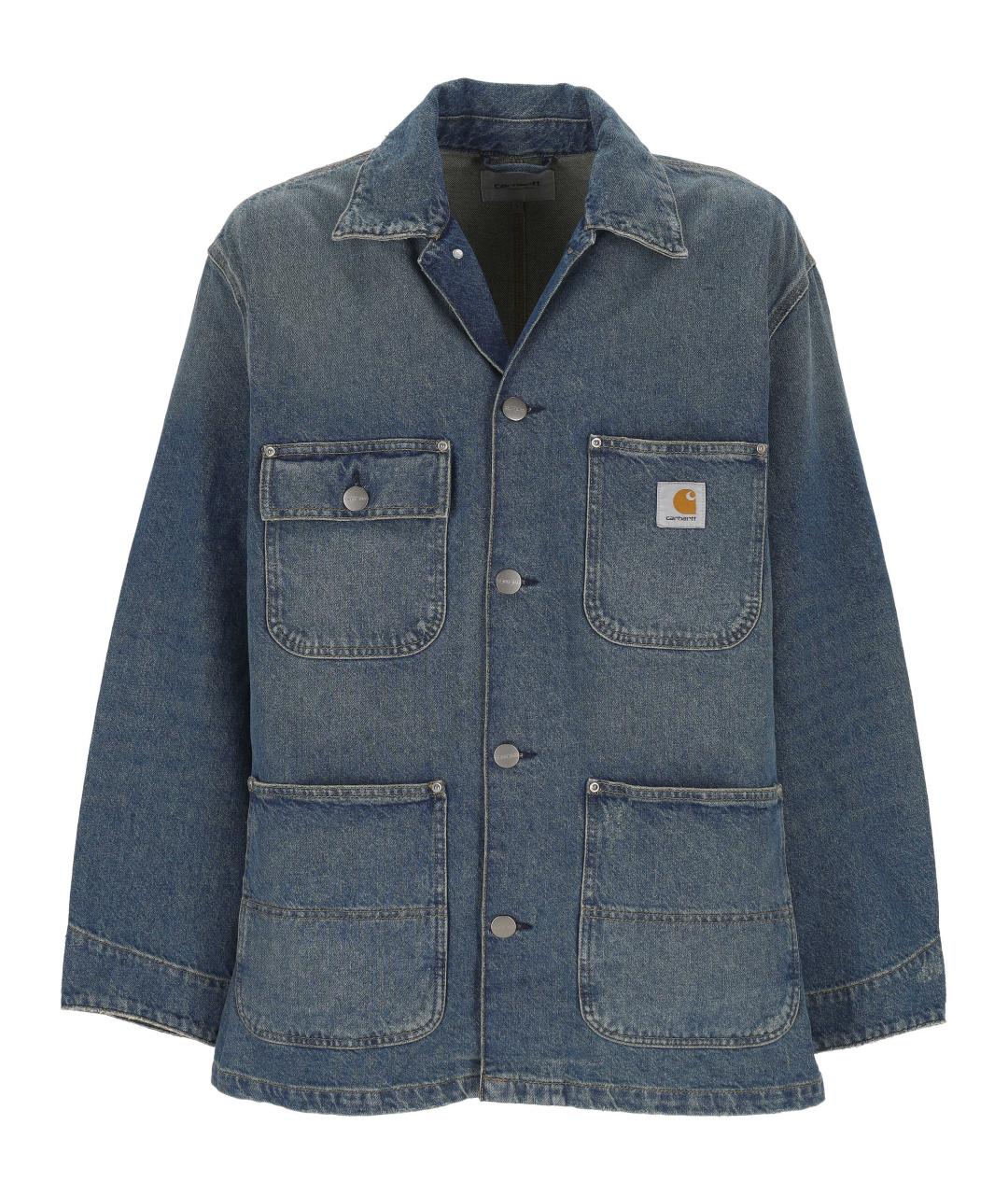 CARHARTT WIP Синяя хлопковая куртка, фото 1