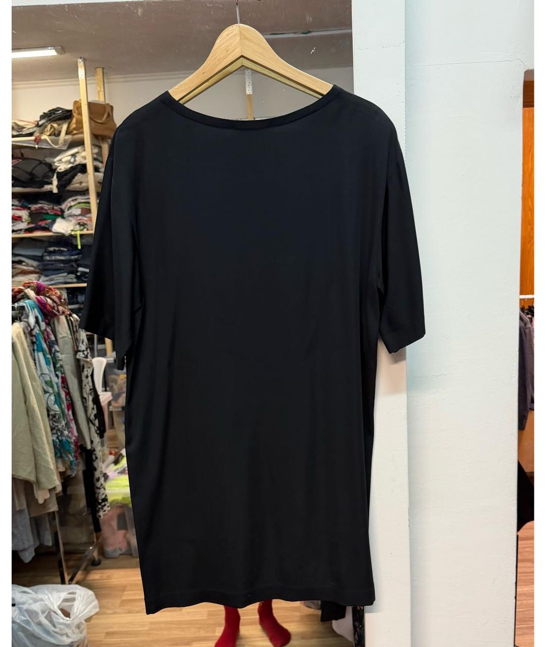 MOSCHINO Антрацитовое вискозное повседневное платье, фото 2