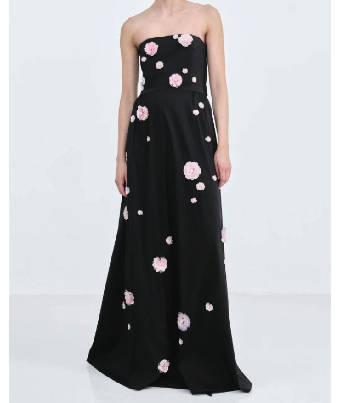 BERNADETTE Черное полиэстеровое вечернее платье, фото 2