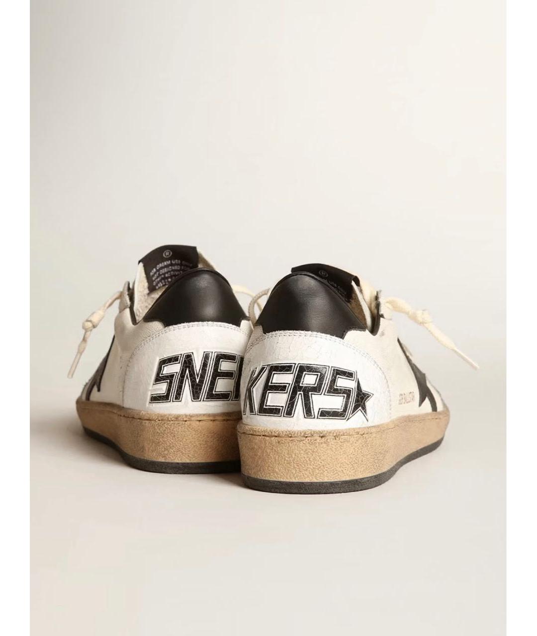 GOLDEN GOOSE DELUXE BRAND Бежевые текстильные кеды, фото 4